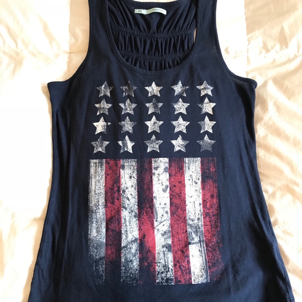 Like New! Maurice's American Flag Tank